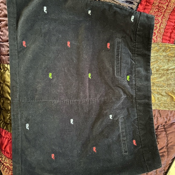 Vineyard vine skirt corderoy navy blue - Picture 2 of 3